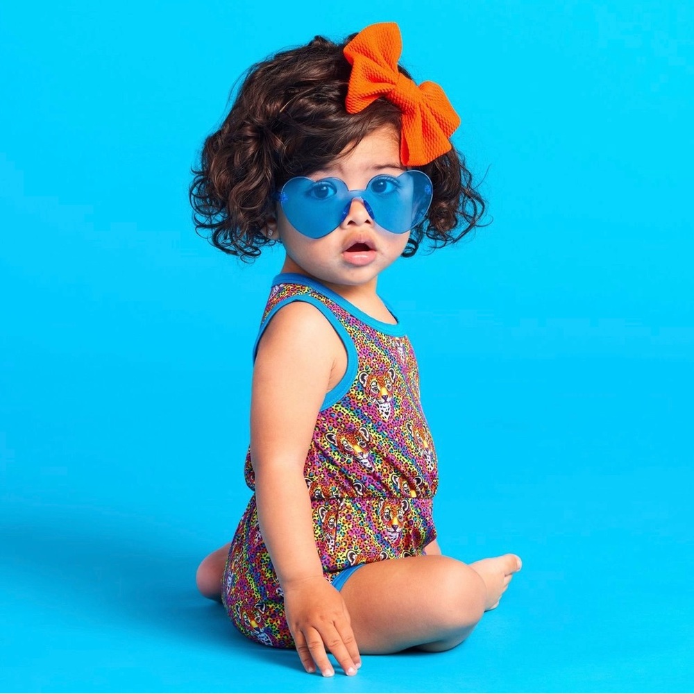 Posh Peanut x Lisa Frank: Hunter, Varsity Bubble Romper